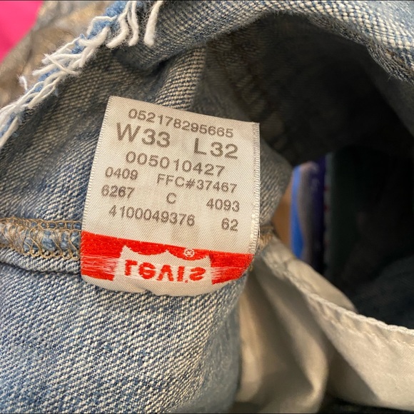 Vintage Levi’s‎ Cut-off Denim Jean Blue Shorts - Picture 6 of 6